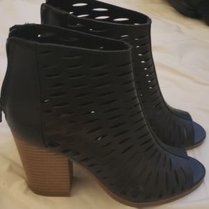 Rampage open toe bootie